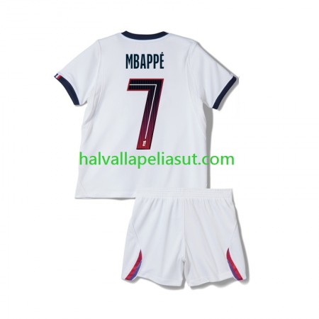 Jalkapallo Pelipaidat/Peliasut Paris Saint-Germain Kylian Mbappé 7 Lasten Vieraspaita 2026-2027 Lyhythihainen